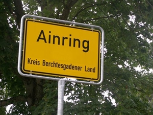 Ainring Ortsschild Ainring Ortsschild