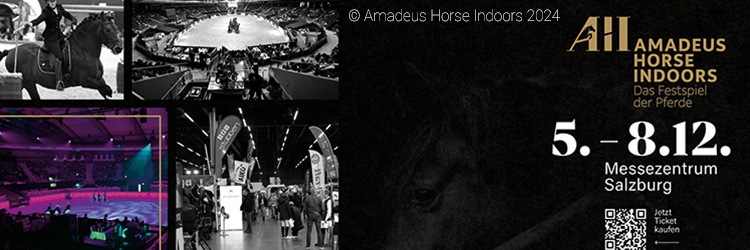 Montag ist Showtag: Banner Unterseite Amadeus Horse Indoors 2024 am 05. Dezember von 9:00 - 18:00 Uhr Montag ist Showtag: Banner Unterseite Amadeus Horse Indoors 2024 am 05. Dezember von 9:00 - 18:00 Uhr