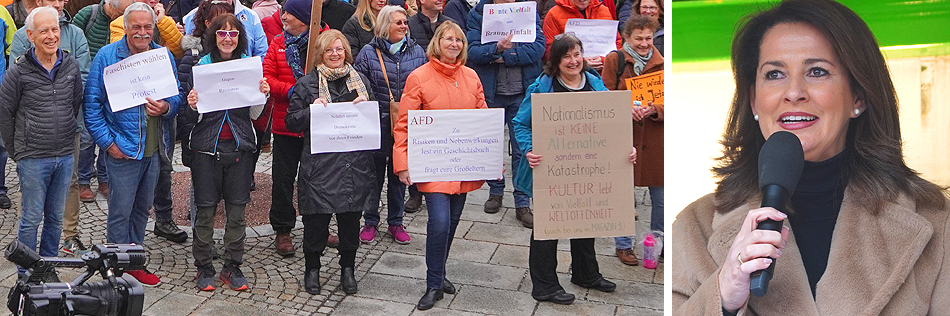 Demo gegen Rechts Bad Reichenhall 2024 Demo gegen Rechts Bad Reichenhall 2024