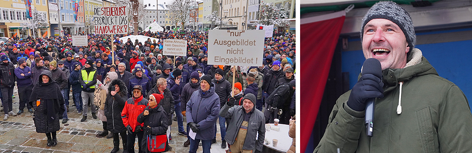 Bauern-Demo Traunstein 2024 Bauern-Demo Traunstein 2024