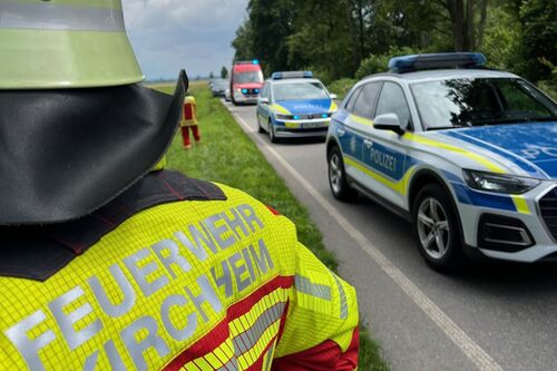Feuerwehr Polizei Und Rettungsdienst Waren Bei Tittmoning Stundenlang Gefordert