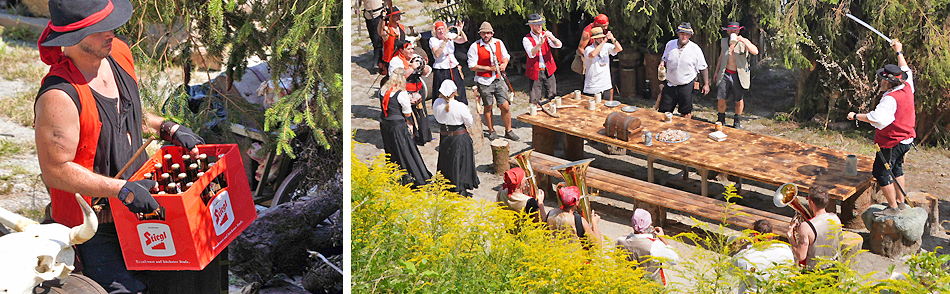 Historische Piratenschlacht Salzach 2023 Historische Piratenschlacht Salzach 2023