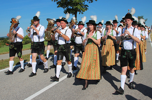 Burschengaufest Lampoding 2018 Festzug Burschengaufest Lampoding 2018 Festzug