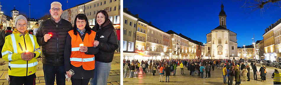 Lichter-Demo Traunstein März 2024 Lichter-Demo Traunstein März 2024