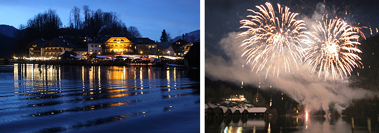 Neujahrsparty Feuerwerk Königssee 01 Januar 2018 Neujahrsparty Feuerwerk Königssee 01 Januar 2018