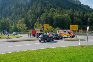 Unfall B305 Unfall B305