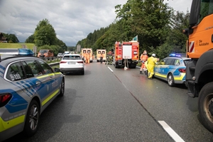 Großer Unfall A8 Großer Unfall A8