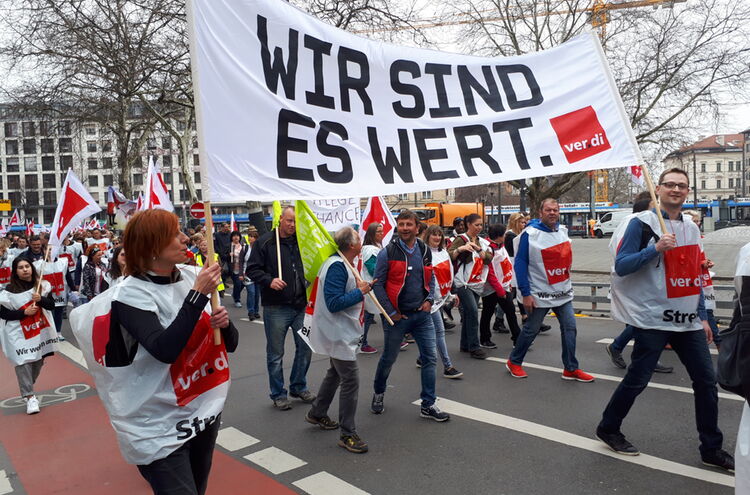 Warnstreiks Oeffentlicher Dienst