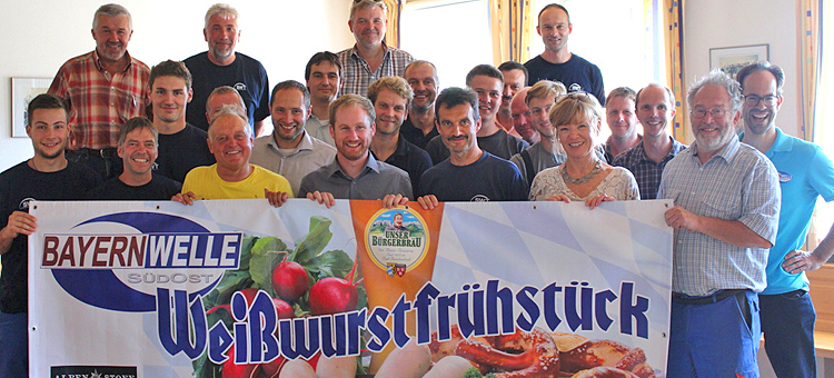Bayernwelle Weißwurstfrühstück 21 Juli 2017 bei den Stadtwerken Traunstein Bayernwelle Weißwurstfrühstück 21 Juli 2017 bei den Stadtwerken Traunstein